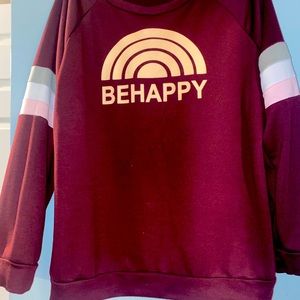 Be happy sweatshirt loungewear